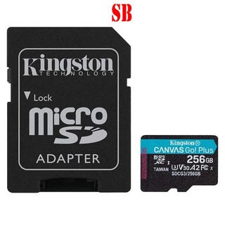 Thẻ nhớ microsd 64gb i 128gb i 256gb kingston canvas go plus a2 class10