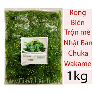 RONG BIỂN TRỘN MÈ NHẬT BẢN 1KG - CHUKA WAKAME