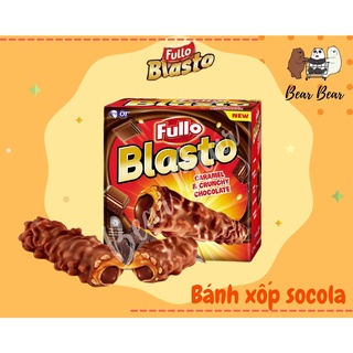 Bánh xốp ống socola 5 lớp Fullo Blasto Indonesia 1 que 18g