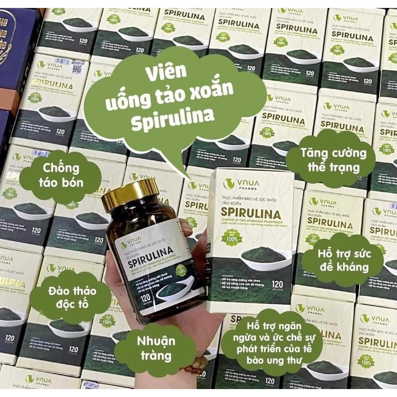 Tảo xoắn Spirulina Vnua  - Sản phẩm nghiên cứu thuộc Học viện Nông nghiệp Việt Nam