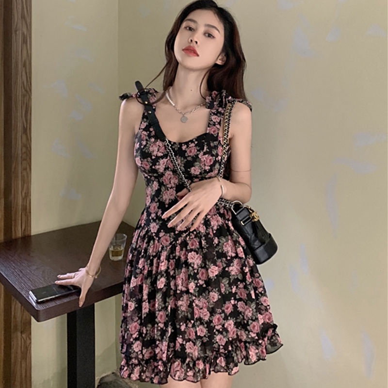 (MớI) Đầm NgắN In Hoa GợI CảM, DàNh Cho Nữ