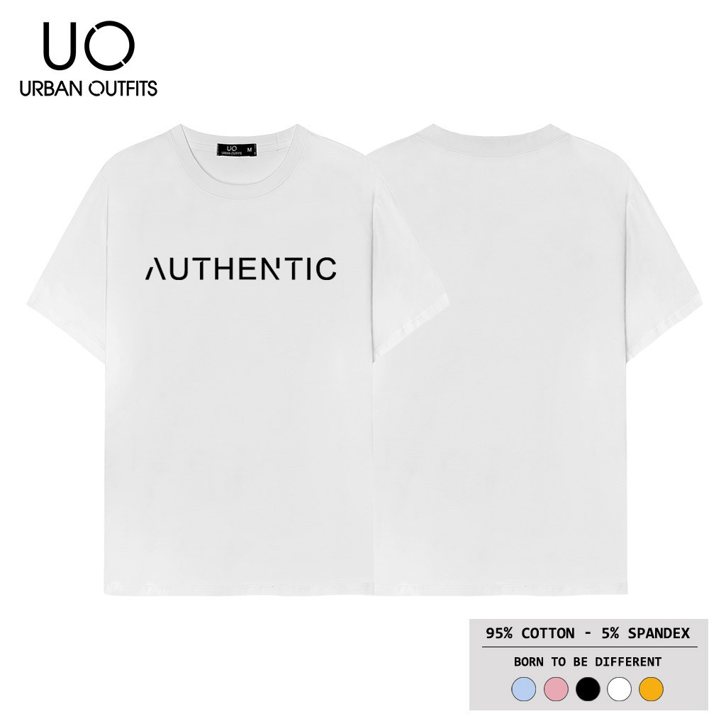 Áo Thun Tay Ngắn Nam Nữ URBAN OUTFITS In AUTHENTIC ATR09