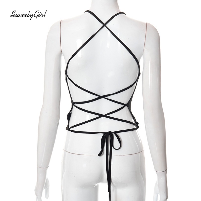 Áo Hai Dây Màu Trơn Hở Lưng Thời Trang Gợi Cảm 2022 Cho Nữ