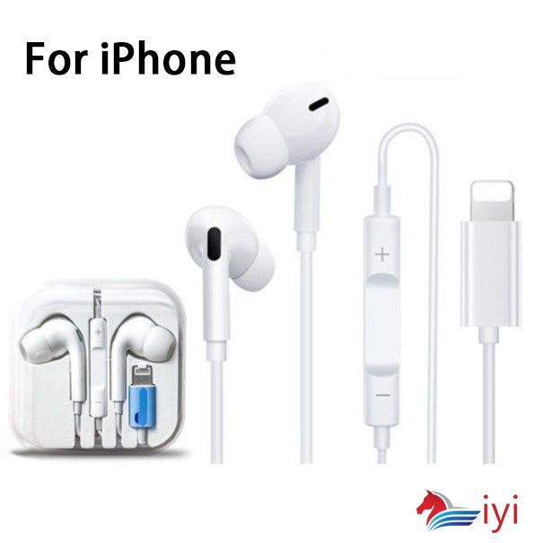 Iphone Tai Nghe Nhét Tai Có Dây Cáp Dùng Để Sạc Nghe Bài Hát Giọng Nói Earsets Dây Điều Khiển Bass Nặng Dây Điều Khiển Tai Nghe Nhét Tai Dành Cho Ios/Android