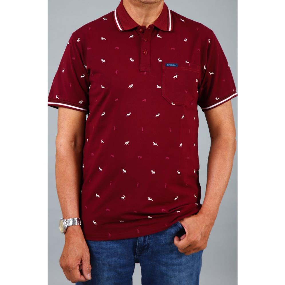 Áo thun nam trung niên cho người lớn tuổi vải cotton cao cấp ngắn tay sang trọng MELANSHOP68 ❕