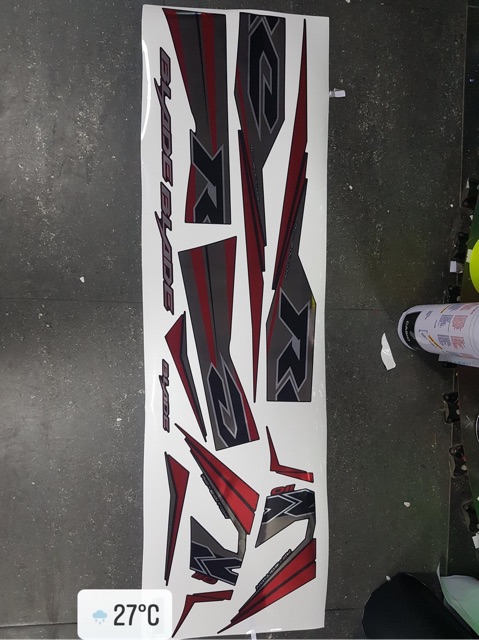 Tem rời Blade Rc đỏ đen mới -1