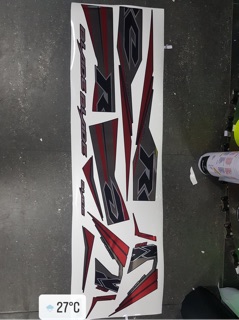 Tem rời Blade Rc đỏ đen mới -1