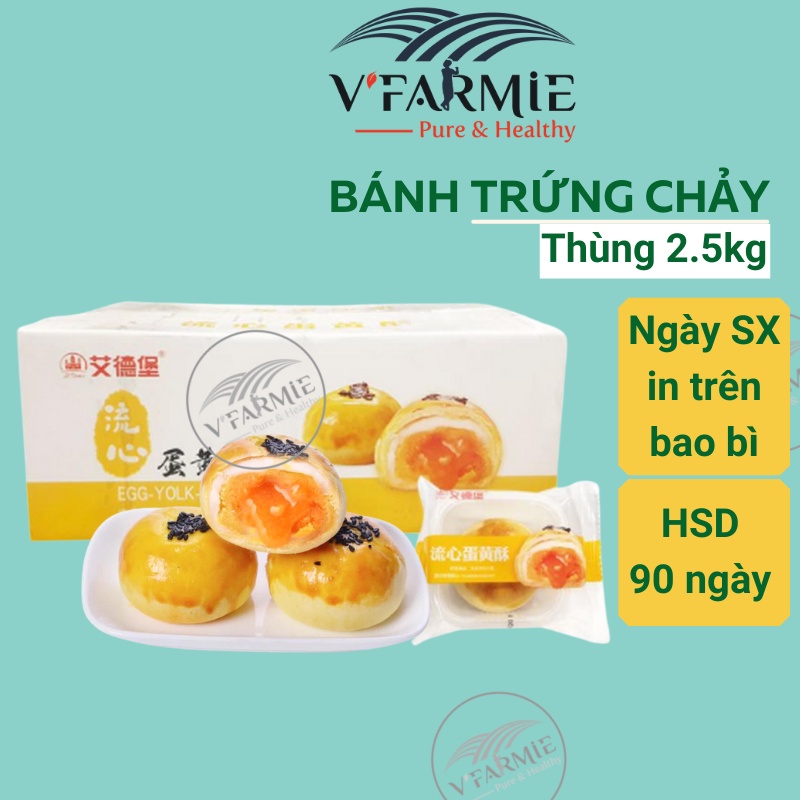 Bánh trứng chảy Egg Yolk Puff 1 thùng 2.5kg