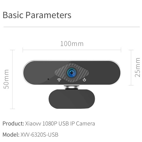 Webcam Xiaomi Xiaovvv 1080p Hd Usb Với Micro Góc Rộng 150 Góc Rộng 2 Million Pixels Tự Động Lấy Nét Đa Năng Cho Laptop Pc