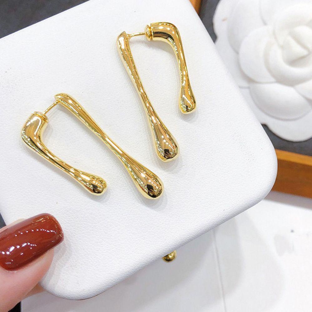 Hoa Tai Thiết Kế Hình Học Thanh Lịch Thời Trang Dành Cho Nữ|Khuyên Tai Trang Sức