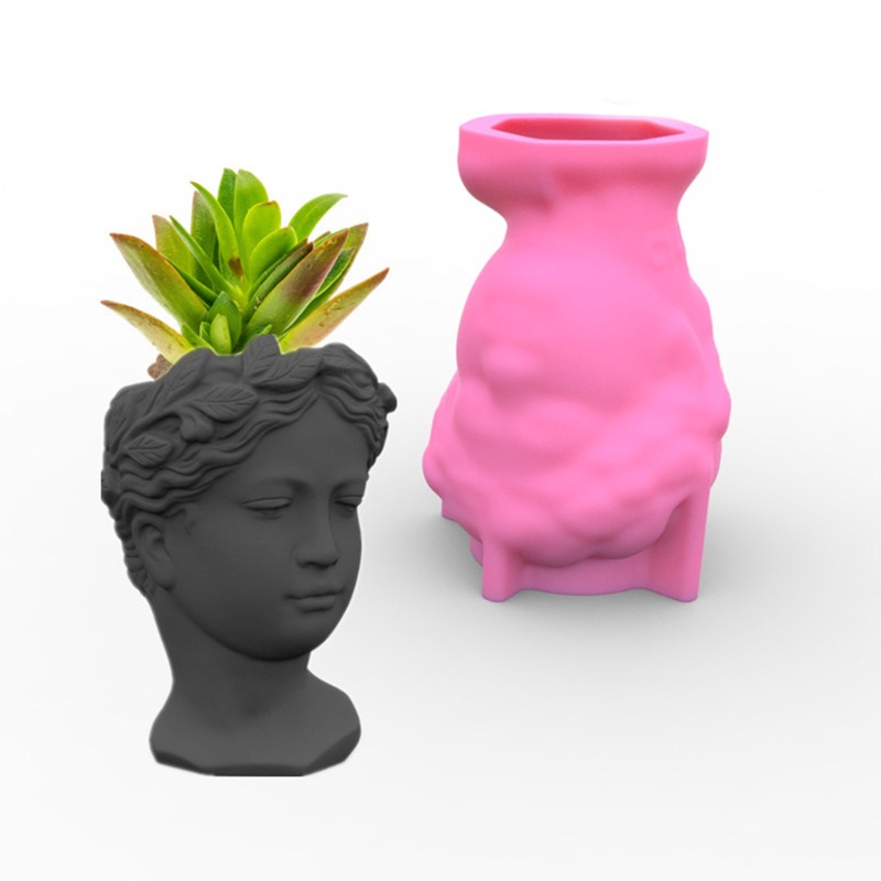 Khuôn Làm Chậu Hoa / Đĩa Trang Trí Thủ Công DIY