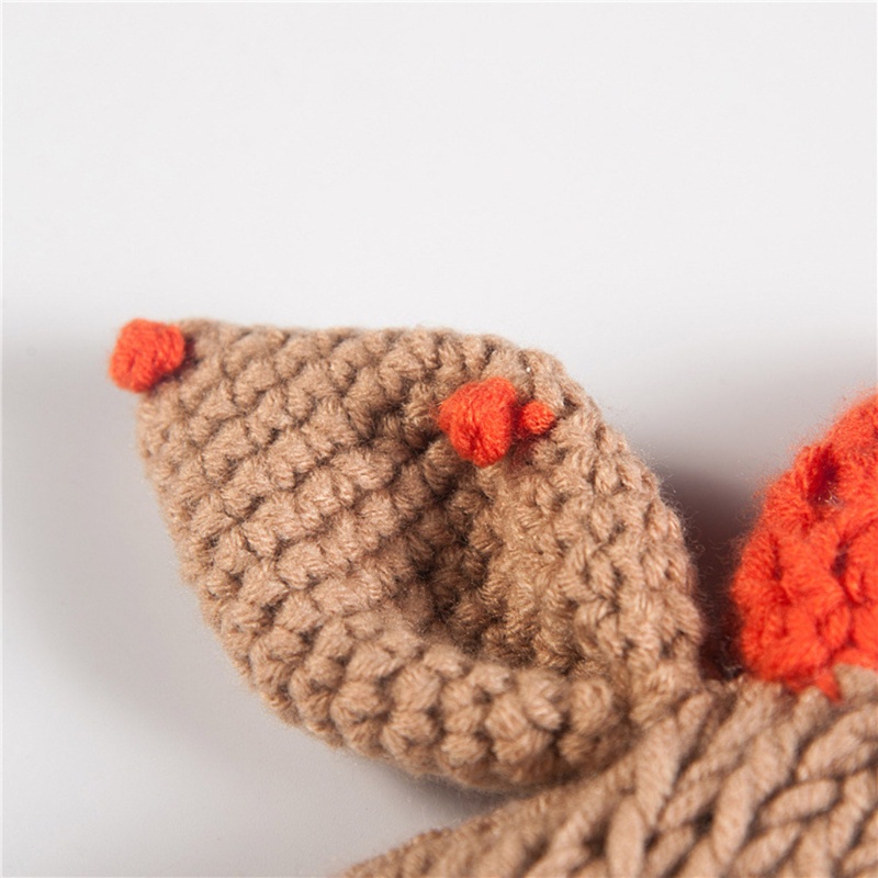 Bộ Áo Liền Quần Bằng Len Đan Kèm Nón Dành Cho Bé Sơ Sinh Chụp Ảnh