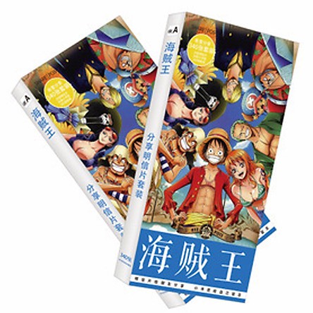 Postcard One Piece Đảo hải tặc 900pcs mới