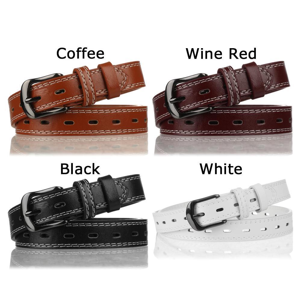 Thắt Lưng Khóa Kim Loại Hình Hoa Hồng Thời Trang Cho Nữ