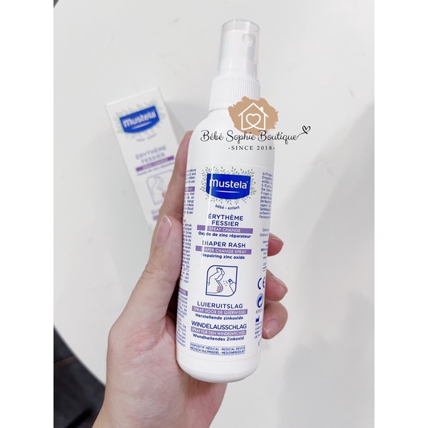 [Chính hãng] Xịt hăm tã Spray Change Mustela - Nội địa Pháp