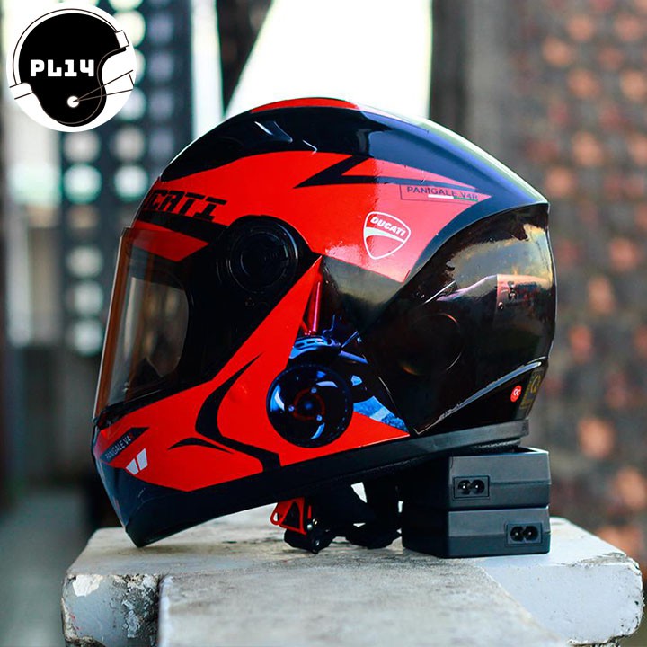 Decal Dán Mũ Bảo Hiểm Fullface Ducati - PC012