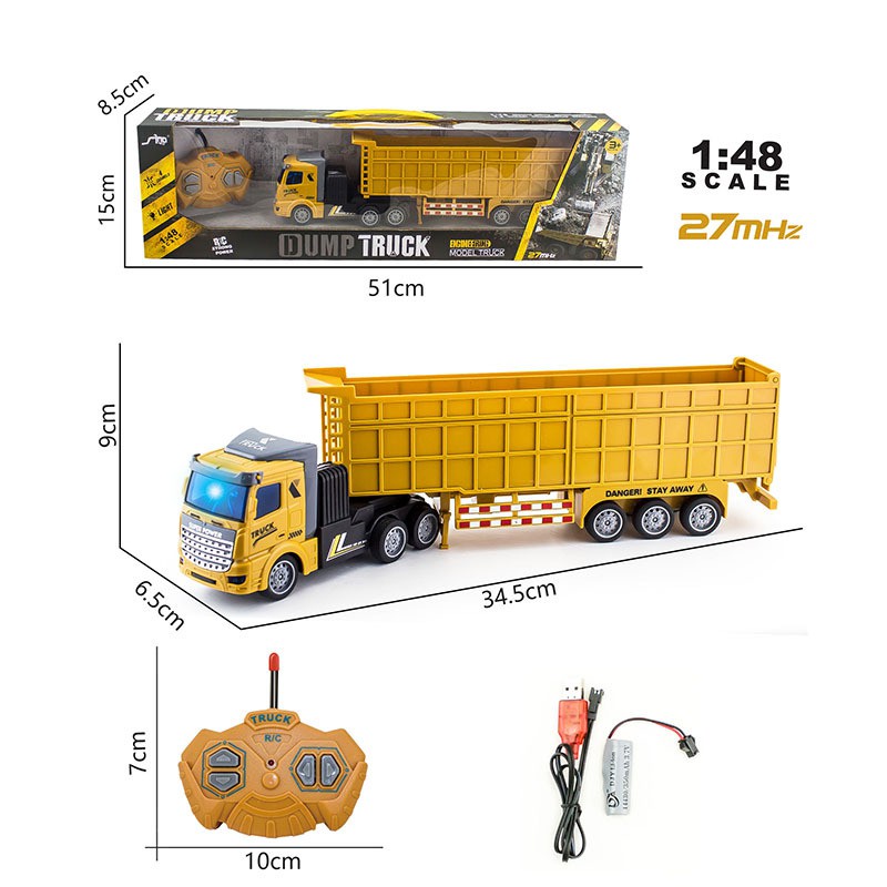 Xe tải công trình điều khiển từ xa mới nhất 2021