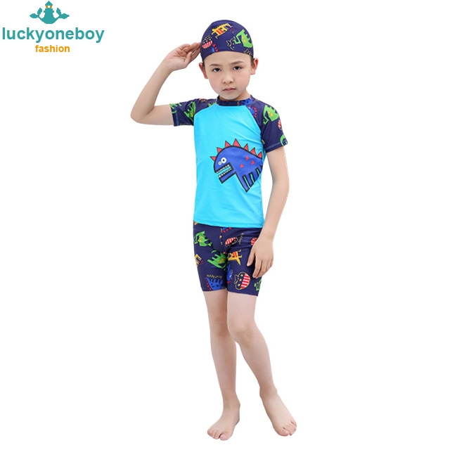 Bộ đồ bơi áo liền quần hình khủng long cho bé trai | BigBuy360 - bigbuy360.vn