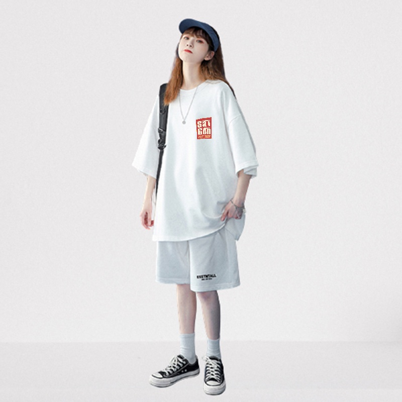 Áo Thun Tay Lỡ Sài Gòn Unisex Form Rộng Cổ Tròn  Áo Phông Tay Lỡ Chất Vải Cotton Thiết Kế Độc Lạ Phong Cách Hàn Quốc | BigBuy360 - bigbuy360.vn