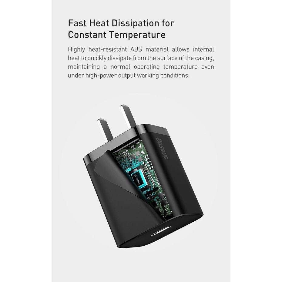 Sạc nhanh Baseus Super Si Quick Charger 20W