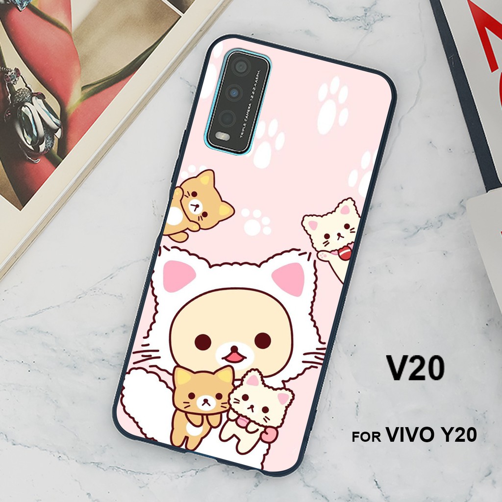 🔥New🔥Ốp Vivo Y20  in hình siêu dễ thương