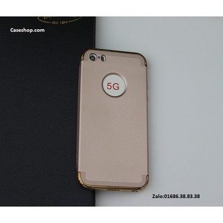 ốp 3 mảnh silicon dẻo Ip5/5s (vàng)