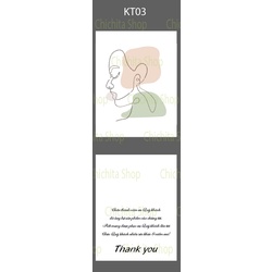 [Giá Tại Xưởng] 100 cái tag bìa treo khuyên, thẻ treo bông tai, Earring hang tags 7x5.4cm hàng có sẵn