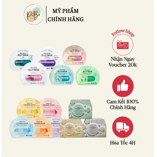 Mặt Nạ Banobagi Dưỡng Da Hàn Quốc (Lẻ 1 miếng)