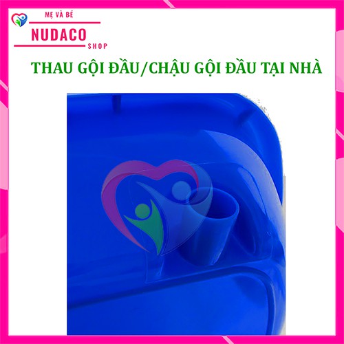 THAU GỘI ĐẦU/ CHẬU GỘI ĐẦU TẠI GIƯỜNG, TẠI NHÀ NUDACO DÙNG CHO TRẺ NHỎ, MẸ BẦU, PHỤ NỮ SAU SINH, NGƯỜI GIÀ, NGƯỜI BỆNH