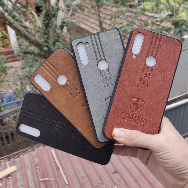 Ốp da Ferari Asus Zenfone Max Pro M1 họa tiết ngựa