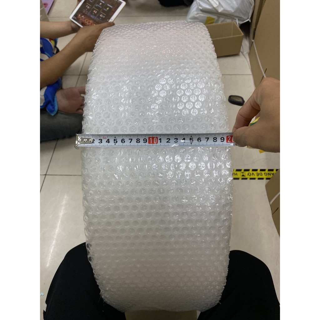 Cuộn bong bóng khí màng xốp hơi xốp nổ gói hàng bọc hàng 20cmx100m