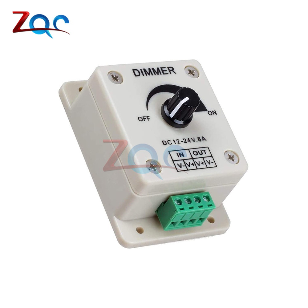 Công Tắc Điều Chỉnh Độ Sáng Đèn Led 8a 96w Dc 12v 24v 8a