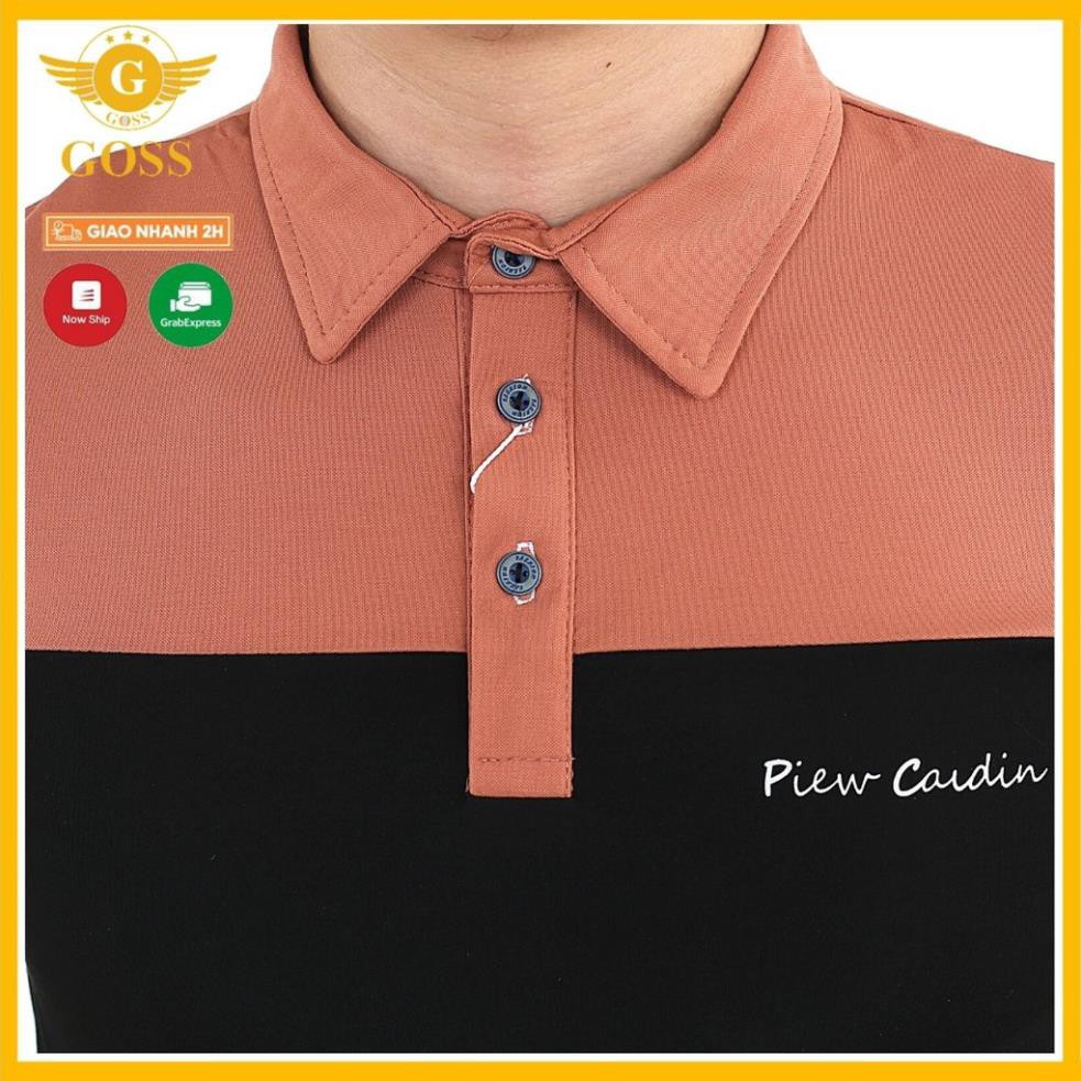 ⭐️HÀNG HIỆU⭐️Áo thun nam có cổ 2 màu - Áo phông polo nam cổ bẻ ngắn tay vải 100%cotton cao cấp chất mát GOSS 💯 ⚡