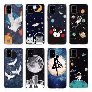 Ốp điện thoại TPU mềm in hình hành tinh độc đáo cho OPPO ACE 2/A92S/A52/A72/A91/A31 2020