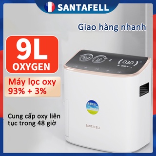 Máy tạo oxy y tế SANTAFELL 9 lít, Máy tạo oxy gia dụng, chức năng phun sương