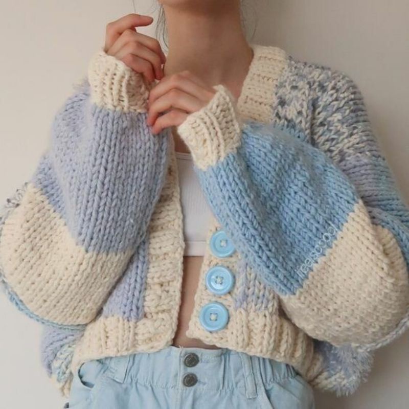 Crochet cardigan croptop Harry style