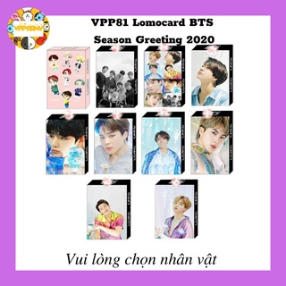 [VPP ARMY] VPP81 Lomocard nhóm nhạc BTS và thành viên Season Greeting 2020
