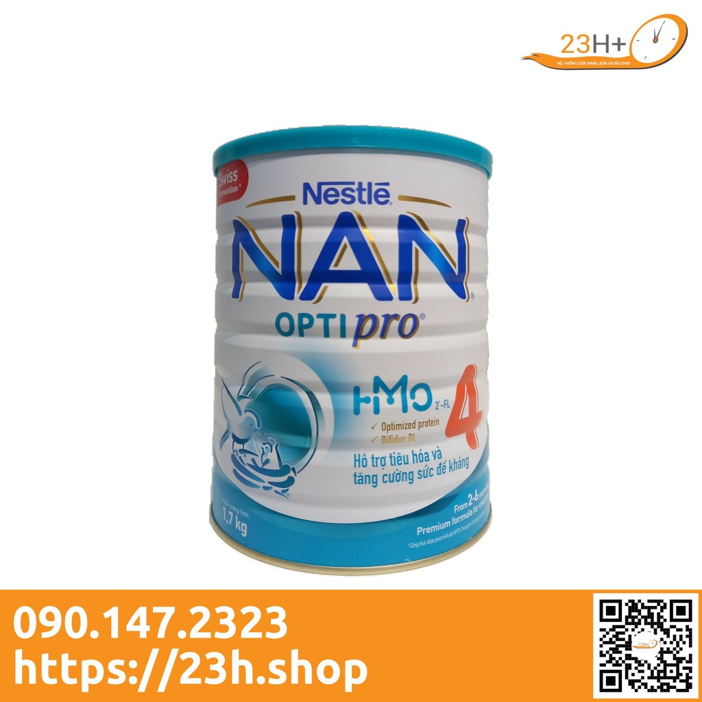 Sữa bột Nan Optipro 4 1.7kg (Mới)