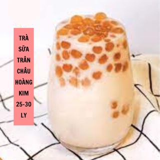 Set nguyên liệu trà sữa trân châu hoàng kim 25-30 ly