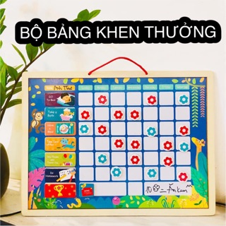 BỘ BẢNG KHEN THƯỞNG NAM CHÂM CHO BÉ