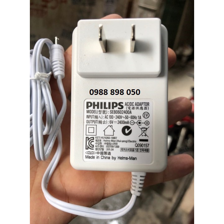 Nguồn adapter 6v 2.4a PHILIPS chính hãng