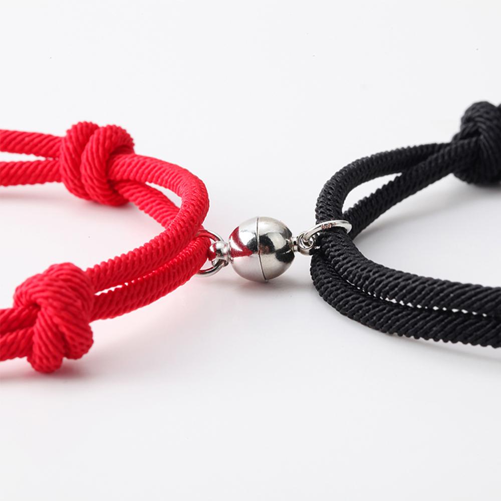 EXPEN Vòng Tay Dây Bện Mặt Trái Tim Cho Cặp Đôi