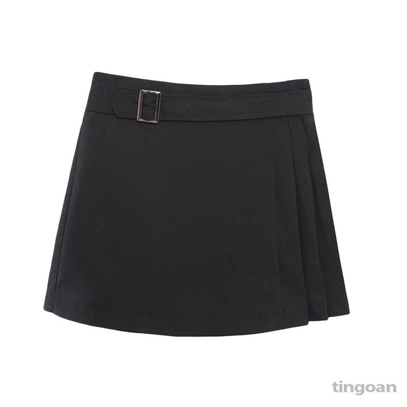 Quần váy xẻ vạt trước tingoan NICKI SKORT.