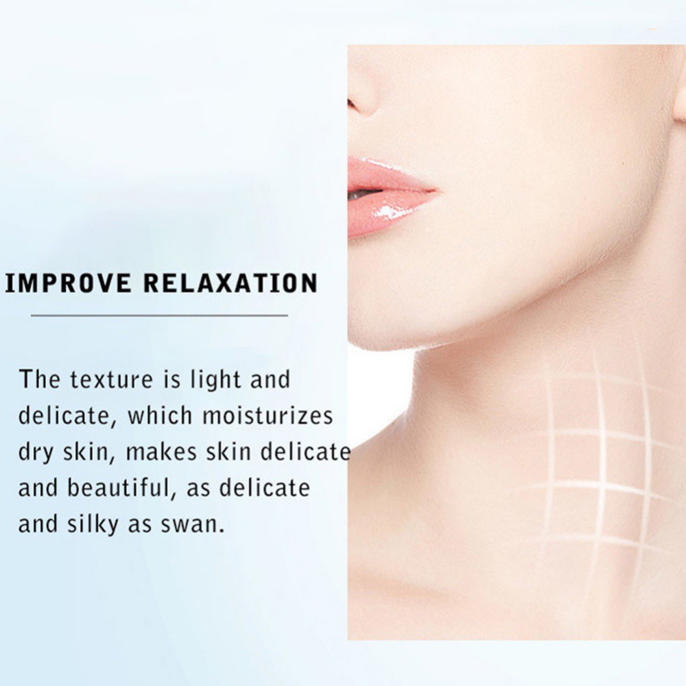 Bộ 10 mặt nạ cổ chiết xuất sữa dê hexapeptide collagen dưỡng ẩm làm trắng chống nếp nhăn lão hóa săn chắc