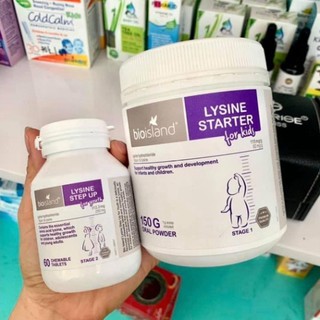 MẪU MỚI - Tăng Chiều Cao Lysine Bio Island Úc Cho Bé - LYSINE BỘT / LYSINE VIÊN - nhuquynhdart