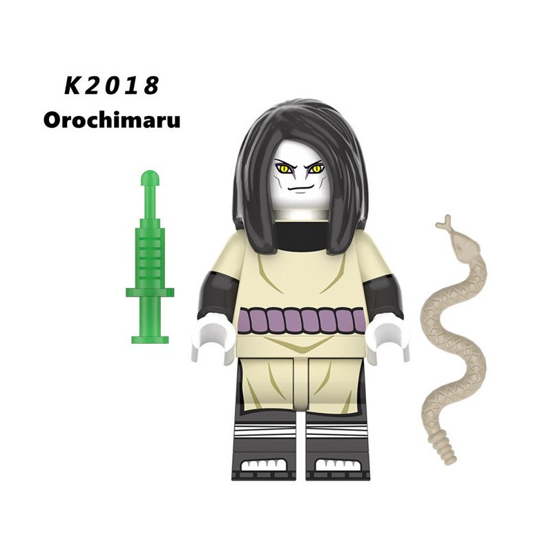 LEGO NARUTO MINIFIGURES KDL803 Sarutobi Hiruzen Orochimaru Rock Lee Aburame Shino