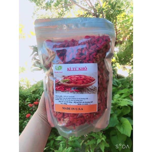 Kì Tử Đỏ 500g - Kì tử Mỹ khô Loại 1