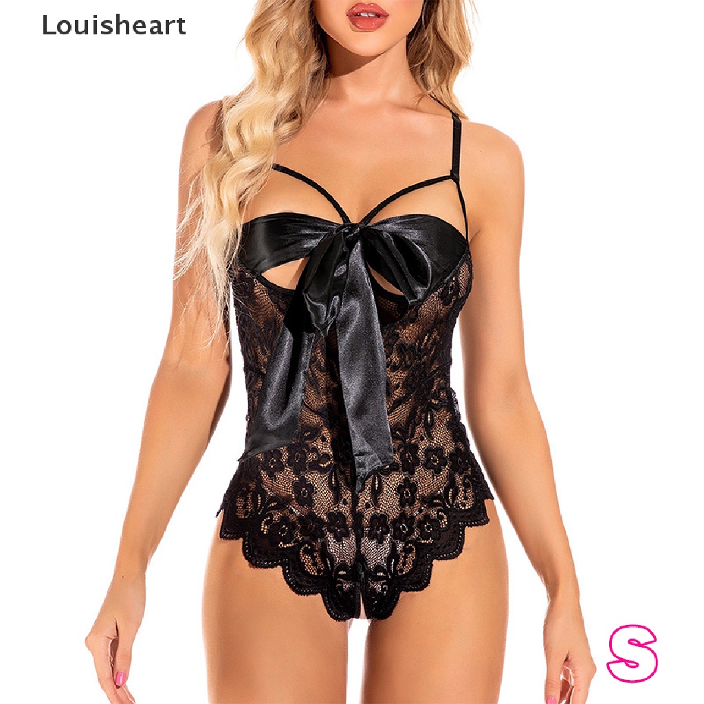 [Louisheart] Áo liền quần sát nách cổ thuyền ôm sát xuyên thấu gợi cảm hàng mới cho nữ