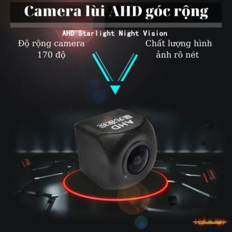 Camera lùi AHD góc quay rộng,hình ảnh 720P sắc nét ,điều chỉnh lên xuống linh hoạt.camera sau AHD chân cánh bướm.