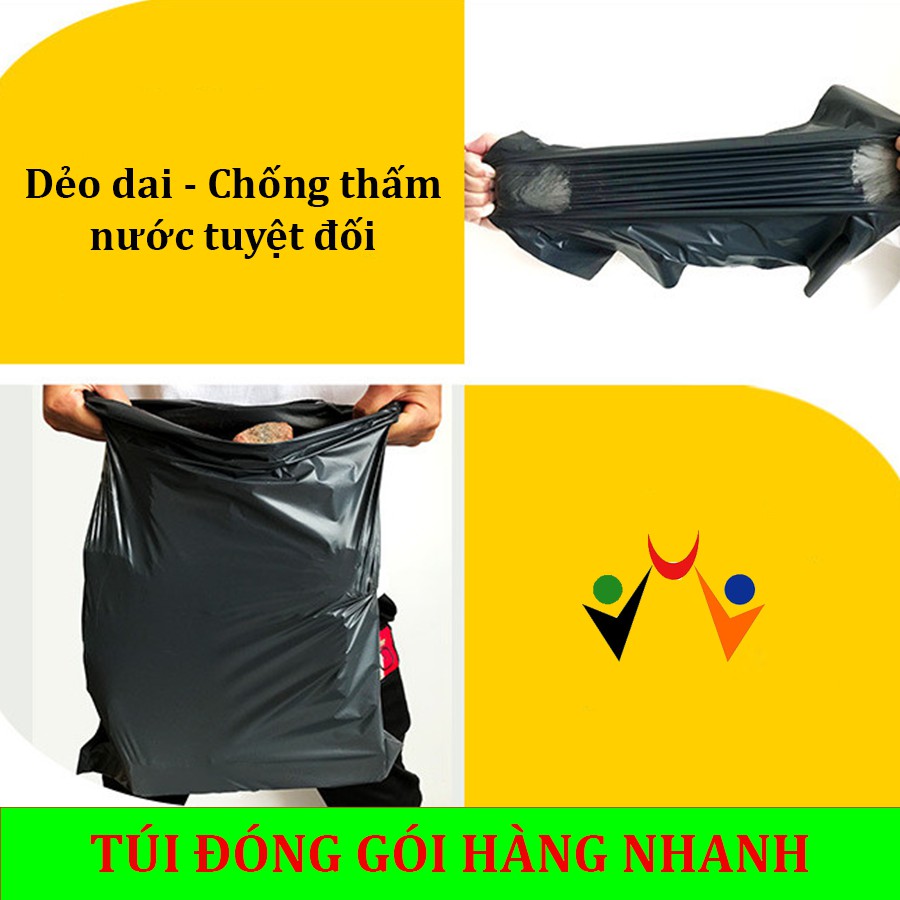 [Giá tận xưởng 17x30cm Đen] 1 cuộn túi đóng hàng - Túi đóng hàng niêm phong Màu Đen ✔️✔️✔️